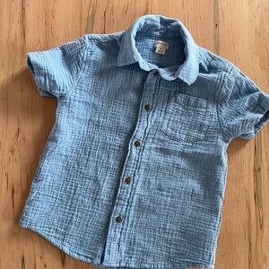 Crewcuts Light Blue Button Down Kids Shirt